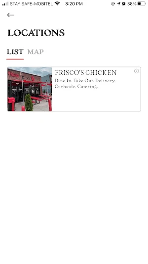 Frisco's Chicken Screenshot 1