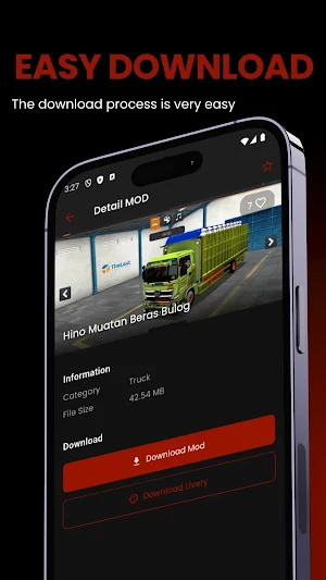 MOD BUSSID Truck Canter Screenshot 0