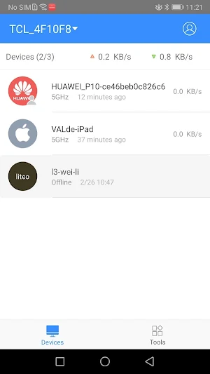 TCL WiFi Screenshot 2