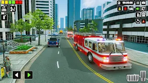 911 Firefighter Fire Truck 3d Screenshot 1