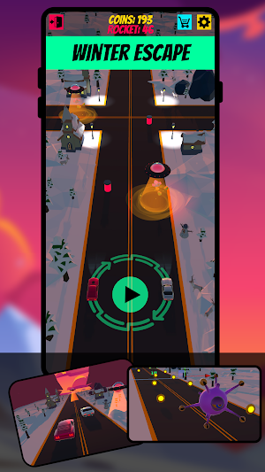 Winter Escape Alien & Monsters Screenshot 3