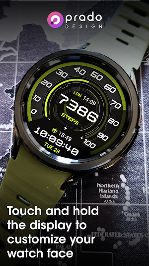 PRADO X141 Digital Watch Face Screenshot 2