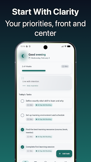 Steadly: Goal Tracker Screenshot 0