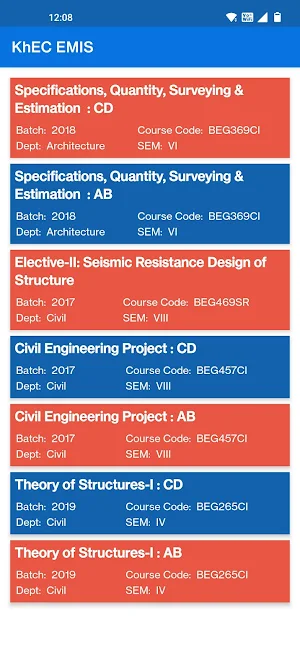 KhEC EMIS Screenshot 2