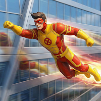 Flying Super Hero: Crime City