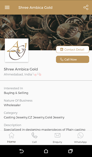Shree Ambica Gold - CZ Gold Jewellery Wholesaler Screenshot 2