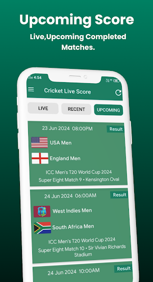 Cricket Live Score Screenshot 2