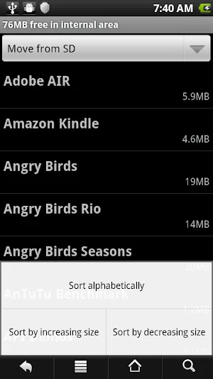 Force2SD lite [root] Screenshot 2