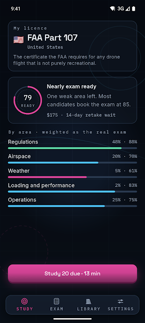 Dronelix: Drone Exam Prep Screenshot 0