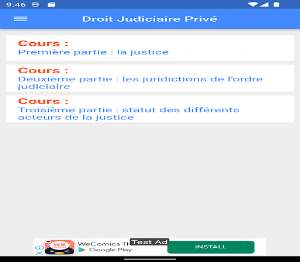 Droit Judiciaire Privé Screenshot 3