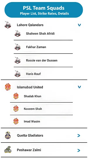 PSL Live Score Highlights 2024 Screenshot 3