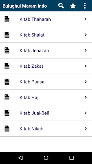 Bulugh al Maram Terjemahan Indonesian Free Screenshot 1