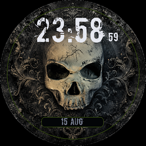 Skull Watch – Sci‑Fi HUD Screenshot 2