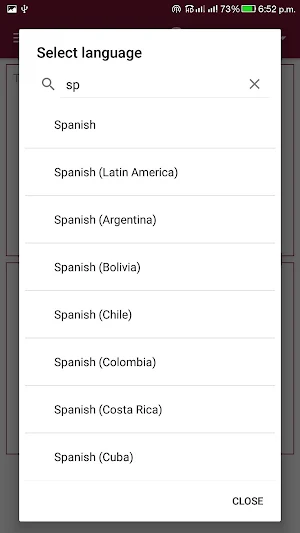 All Language Translator / Translate All Languages Screenshot 1