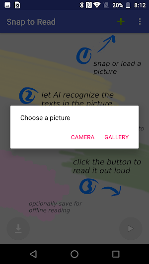 Snap to Read Screenshot 1