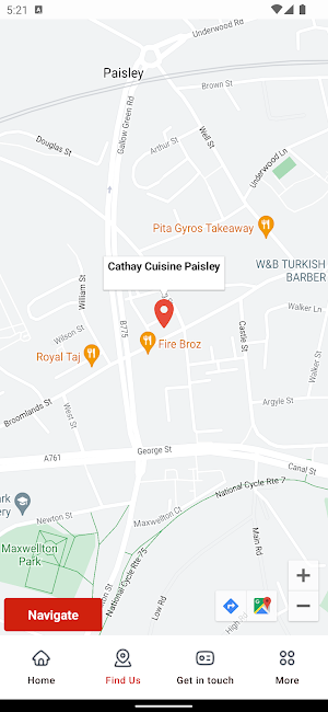 Cathay Cuisine Paisley Screenshot 1