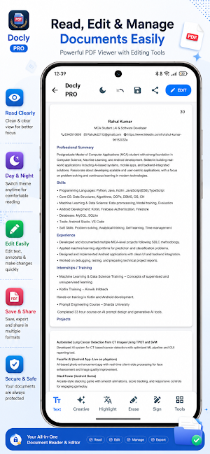 Docly - PDF Reader & Editor Screenshot 3
