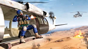 Helicopter War Strike 3D Game Screenshot 0
