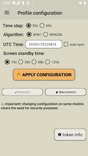 TOKEN2 NFC Burner 2 Screenshot 1