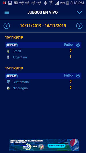 Tigo Sports Guatemala Screenshot 2