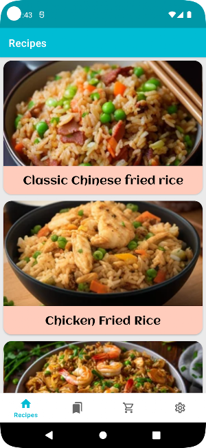 Fried Rice Recipes Screenshot 0