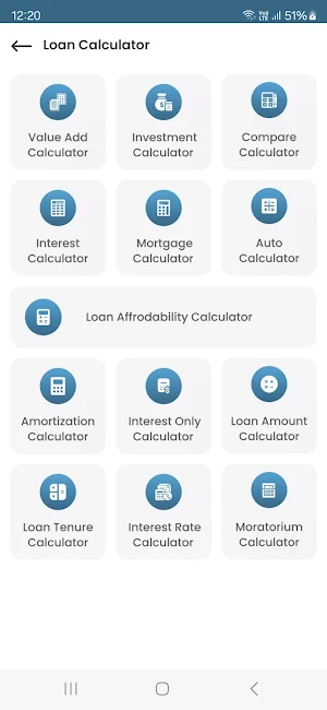 LoanCash - EMI Loan Calculator Screenshot 3