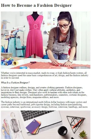 How to Become Fashion Designer Screenshot 0