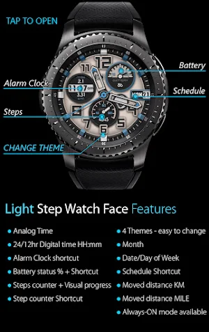 Light Step Watch Face Screenshot 1