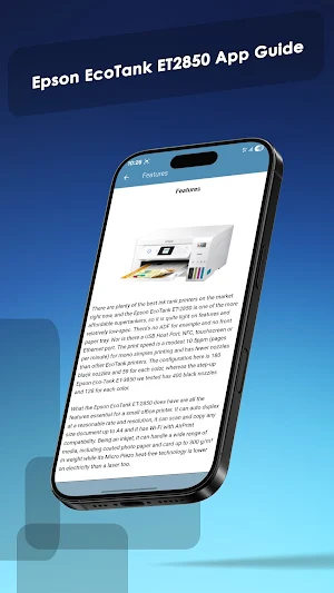 Epson EcoTank ET2850 App Guide Screenshot 2