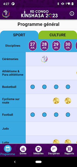 Jeux Francophonie Screenshot 1