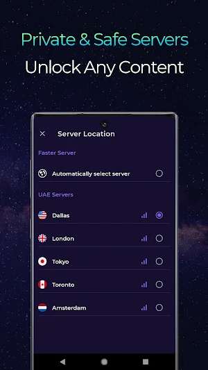 Trek VPN - VPN Proxy Server, Fast & Secure Screenshot 3