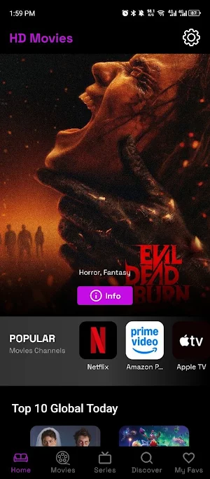 HD Movies : Movie & TV Tracker Screenshot 0