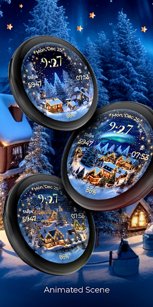 Animated North Pole Christmas Screenshot 1
