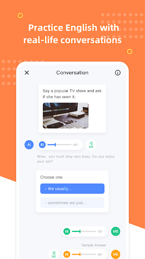 HelloTalk English Talk - Practice English Speaking Screenshot 1