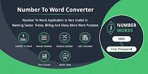 Numbers to Words Convertor App Screenshot 0