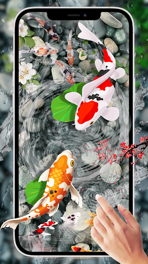 Fish Live Wallpaper 3D Touch Screenshot 1