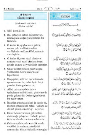 Azeri Quran Screenshot 3