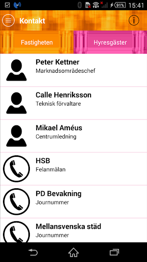 Mittpunkten Intern Screenshot 3
