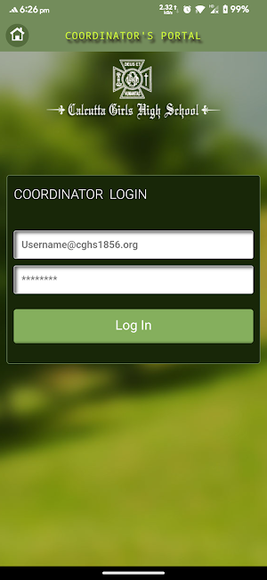 CGHS Coordinator Screenshot 1