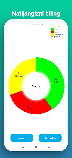 Majburiy testlar DTM Screenshot 3