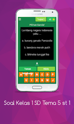 Soal Kelas 1 SD Tema 5 st 1 Screenshot 0