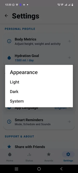 AquaFlow: Water Drink Reminder Screenshot 3