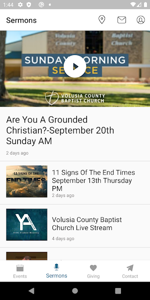 ADVANCE: VCBC Church App Screenshot 2