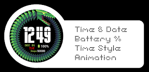 Animated Snake Life Watch Face Screenshot 1