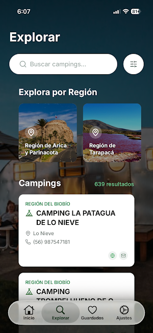 Camping Chile Screenshot 1