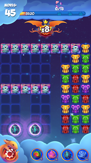 Sky Dragon Stars: Magic Match Screenshot 0