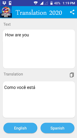 Portuguese - English Translator 2021 Screenshot 0