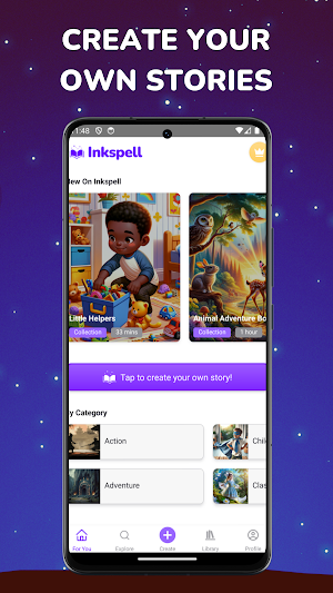 Inkspell: Create Sleep Stories Screenshot 0