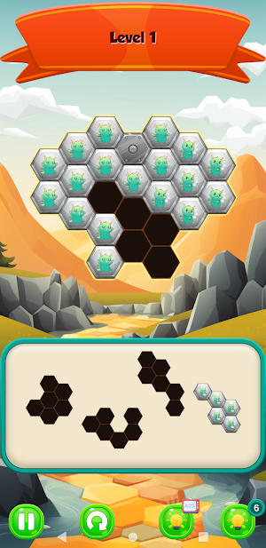 Hexa Pair: Puzzle Race Screenshot 0