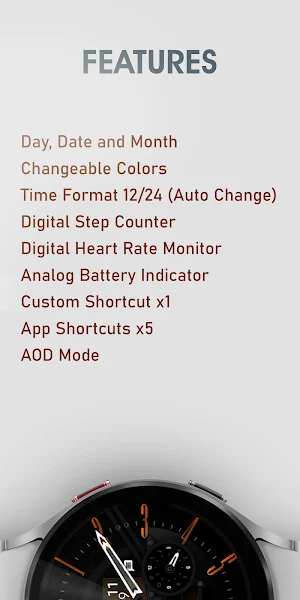 Dream 103 - Analog Watch Face Screenshot 2